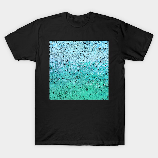 The Sea - Original Abstract Design T-Shirt by artsydevil